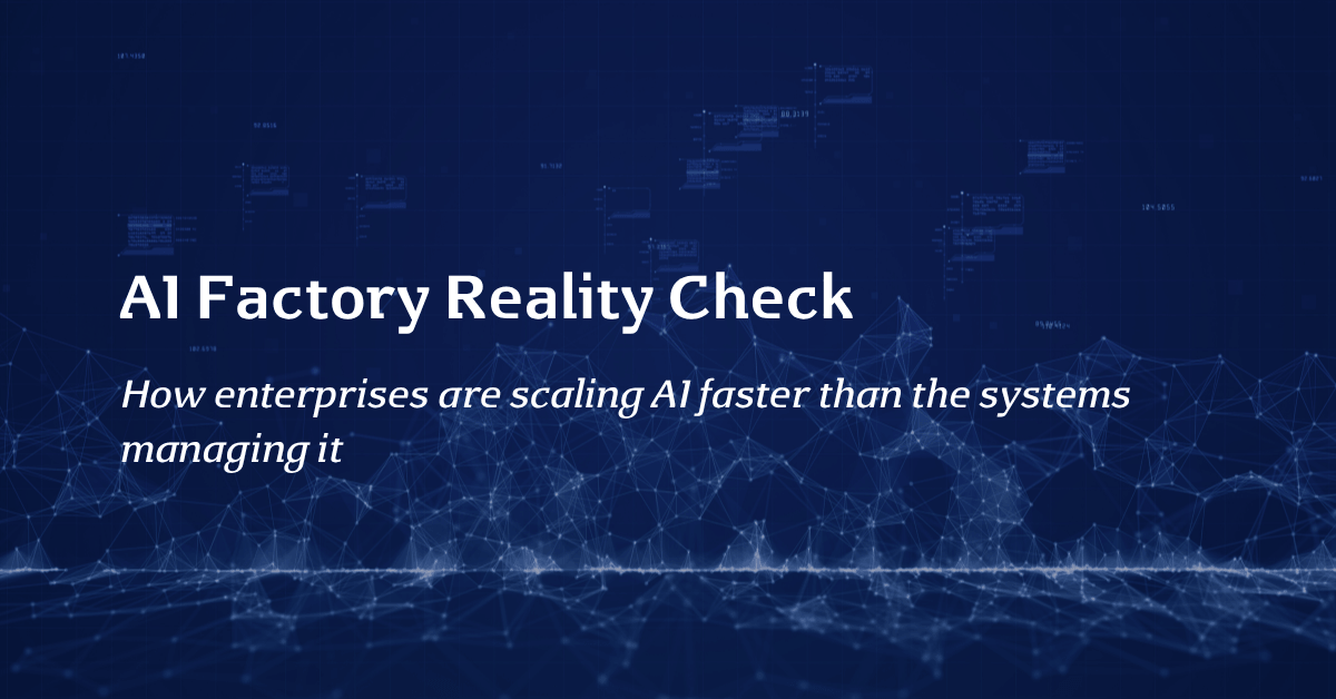 AI Factory Reality Check